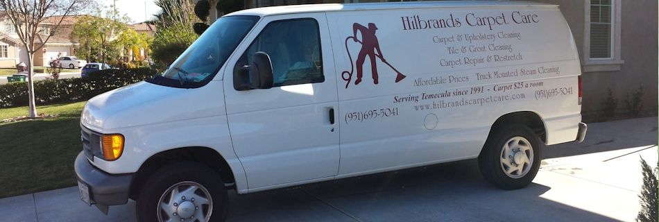 The Hilbrands Carpet Care van